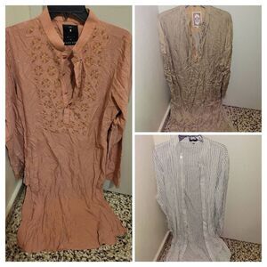 Unisex embroidered kurta